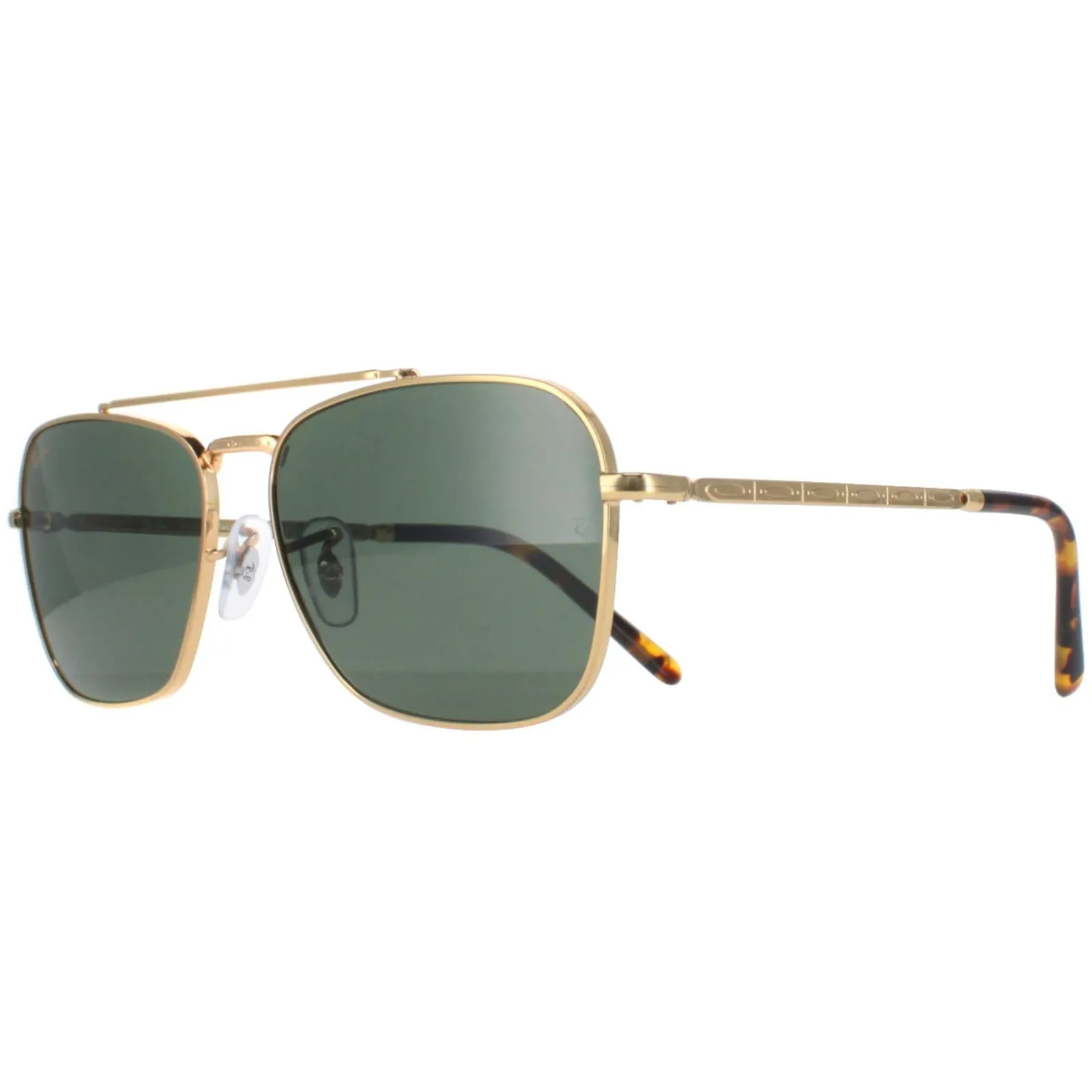 Ray-Ban Square|Ray-Ban^Sunglasses RB3636 New Caravan 919631 Gold Green