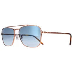 Ray-Ban Square|Ray-Ban^Sunglasses RB3636 New Caravan 92023F Rose Gold Blue Gradient