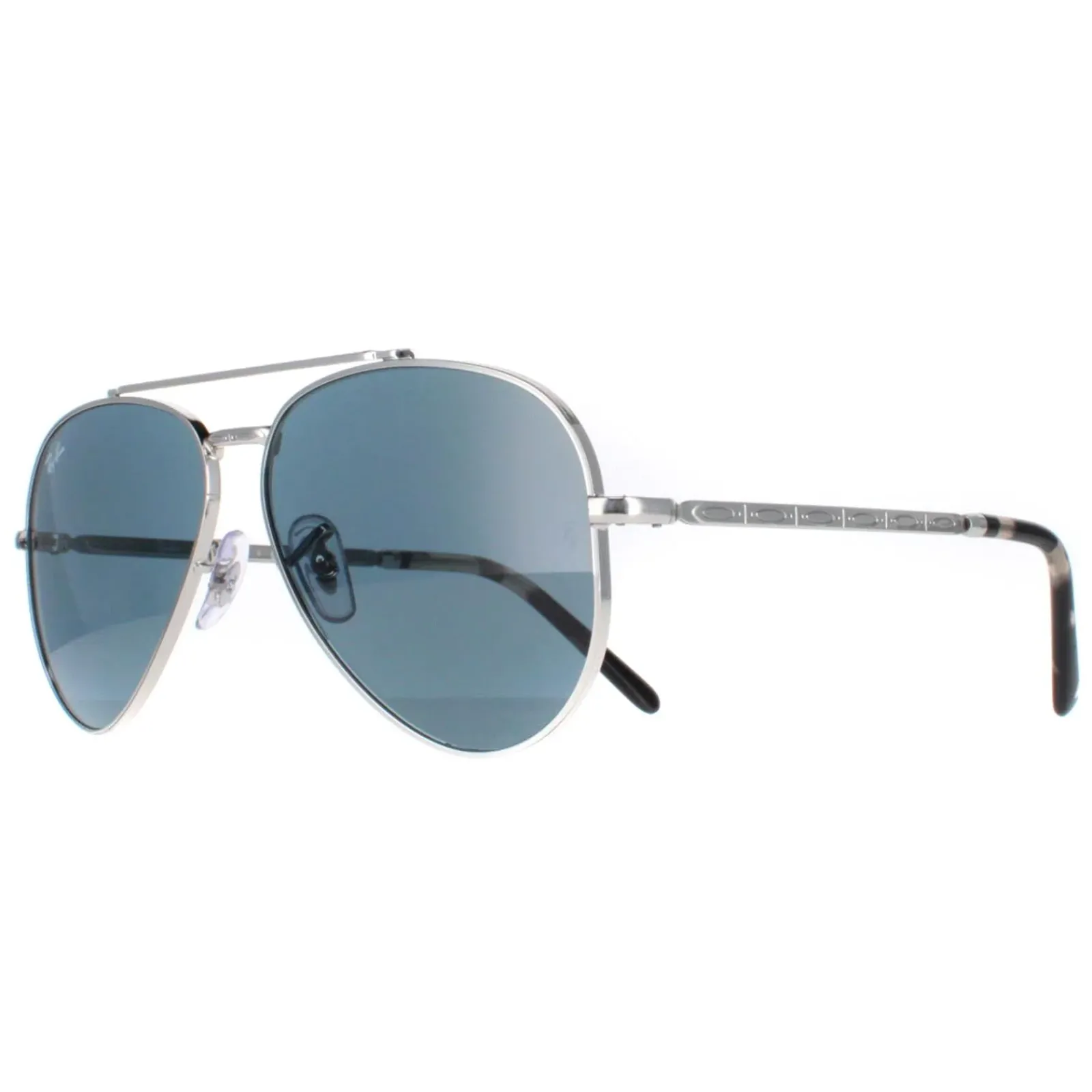 Ray-Ban Ray-Ban|Aviator^Sunglasses RB3625 New Aviator 003/R5 Polished Silver Blue