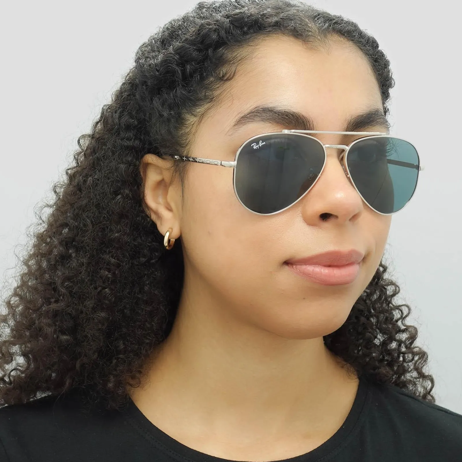 Ray-Ban Ray-Ban|Aviator^Sunglasses RB3625 New Aviator 003/R5 Polished Silver Blue