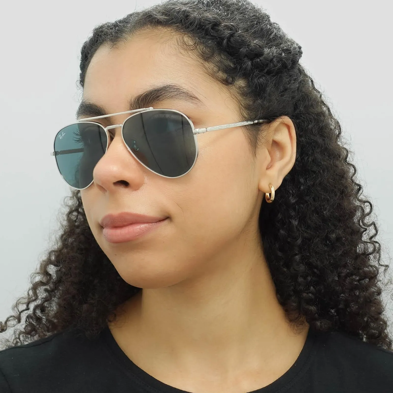 Ray-Ban Ray-Ban|Aviator^Sunglasses RB3625 New Aviator 003/R5 Polished Silver Blue