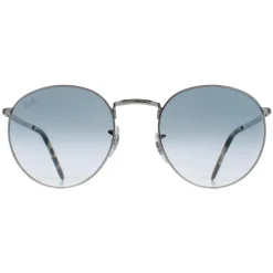 Ray-Ban Ray-Ban|Ray-Ban^Sunglasses RB3637 New Round 003/3F Silver Blue Gradient