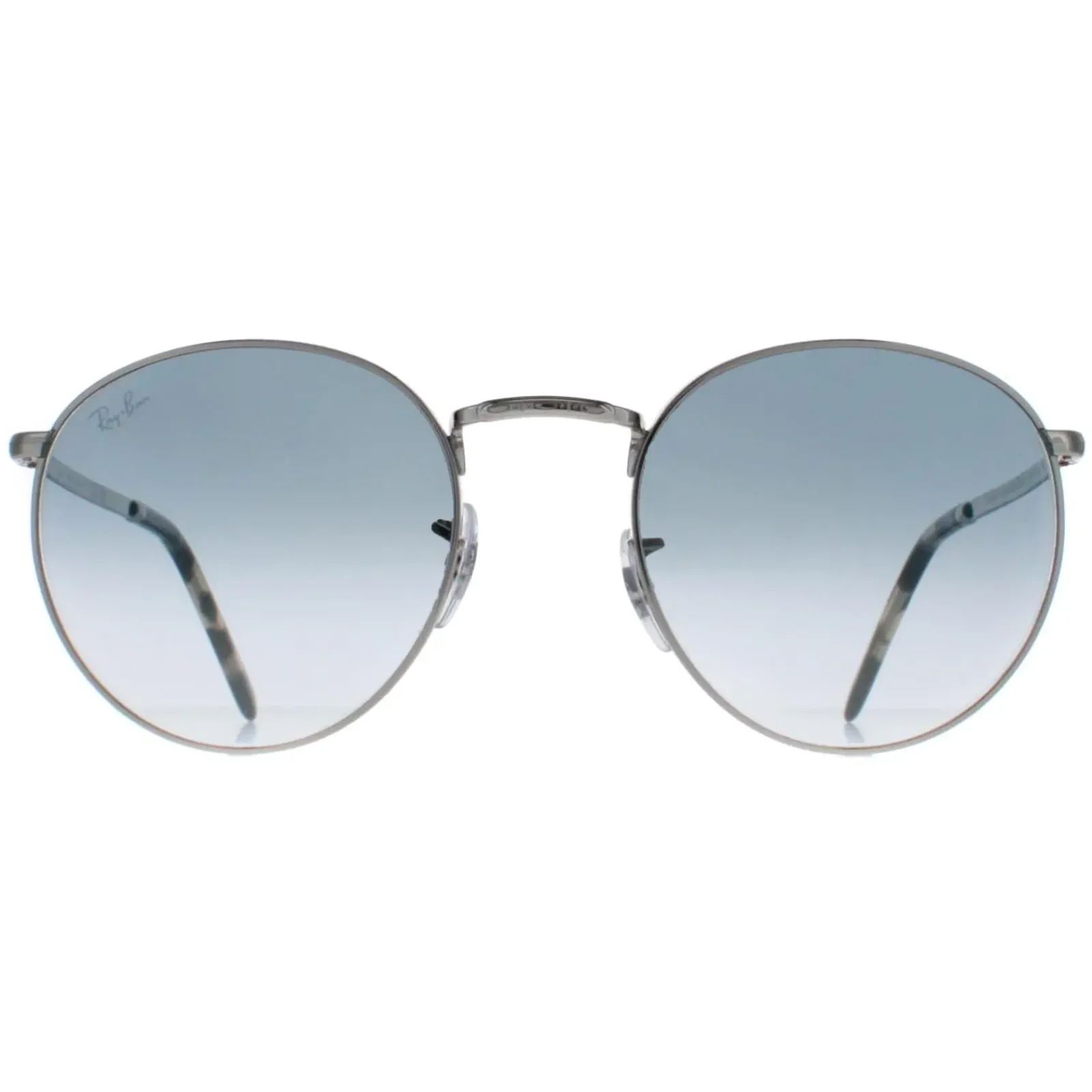 Ray-Ban Ray-Ban|Ray-Ban^Sunglasses RB3637 New Round 003/3F Silver Blue Gradient