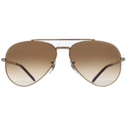 Ray-Ban Ray-Ban|Aviator^Sunglasses RB3625 New Aviator 001/51 Polished Gold Light Brown