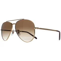 Ray-Ban Ray-Ban|Aviator^Sunglasses RB3625 New Aviator 001/51 Polished Gold Light Brown