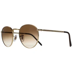 Ray-Ban Ray-Ban|Ray-Ban^Sunglasses RB3637 New Round 001/51 Gold Brown Gradient
