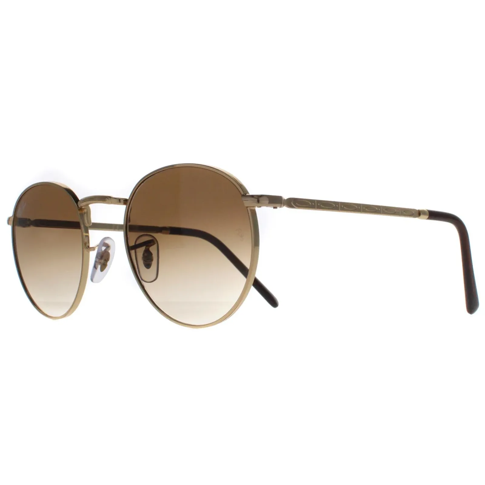 Ray-Ban Ray-Ban|Ray-Ban^Sunglasses RB3637 New Round 001/51 Gold Brown Gradient