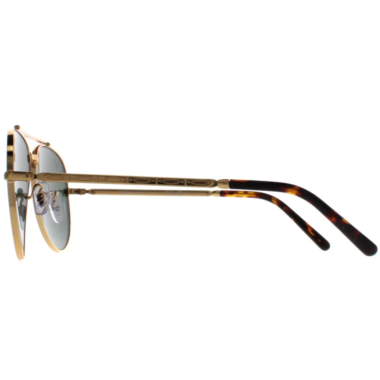 Ray-Ban Ray-Ban|Aviator^Sunglasses RB3625 New Aviator 919631 Polished Gold Green