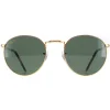 Ray-Ban Ray-Ban|Ray-Ban^Sunglasses RB3637 New Round 919631 Gold Green