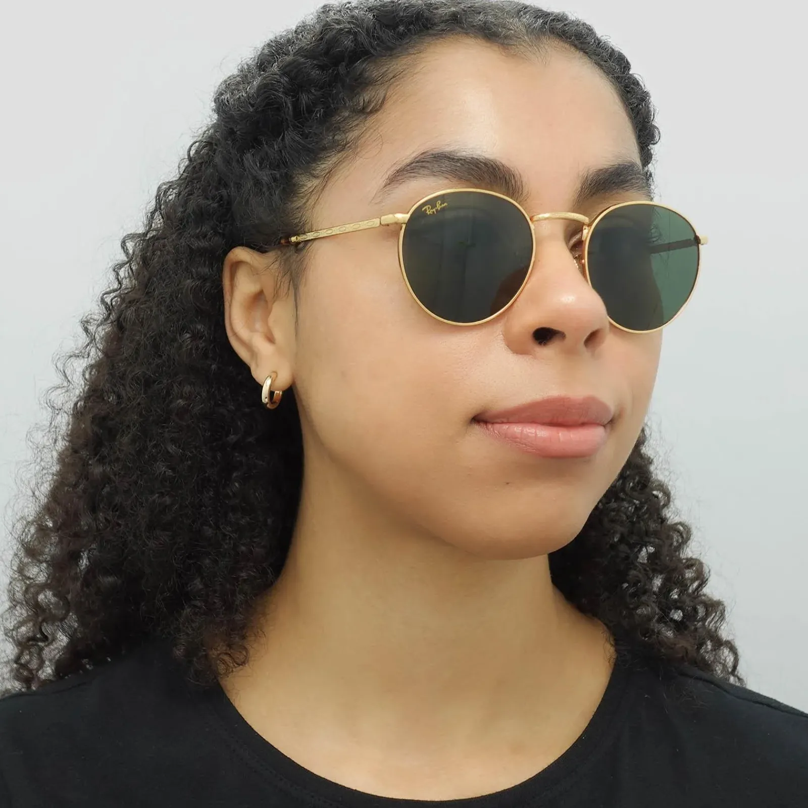 Ray-Ban Ray-Ban|Ray-Ban^Sunglasses RB3637 New Round 919631 Gold Green