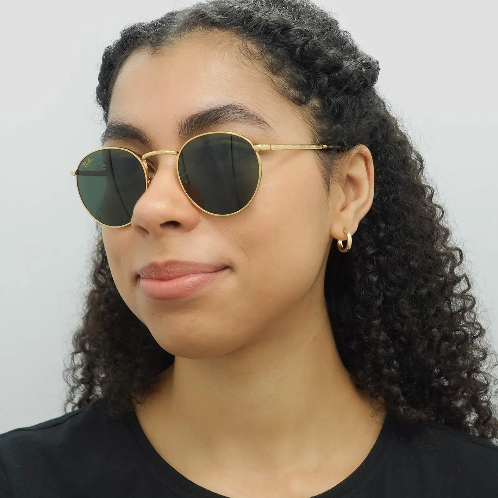 Ray-Ban Ray-Ban|Ray-Ban^Sunglasses RB3637 New Round 919631 Gold Green