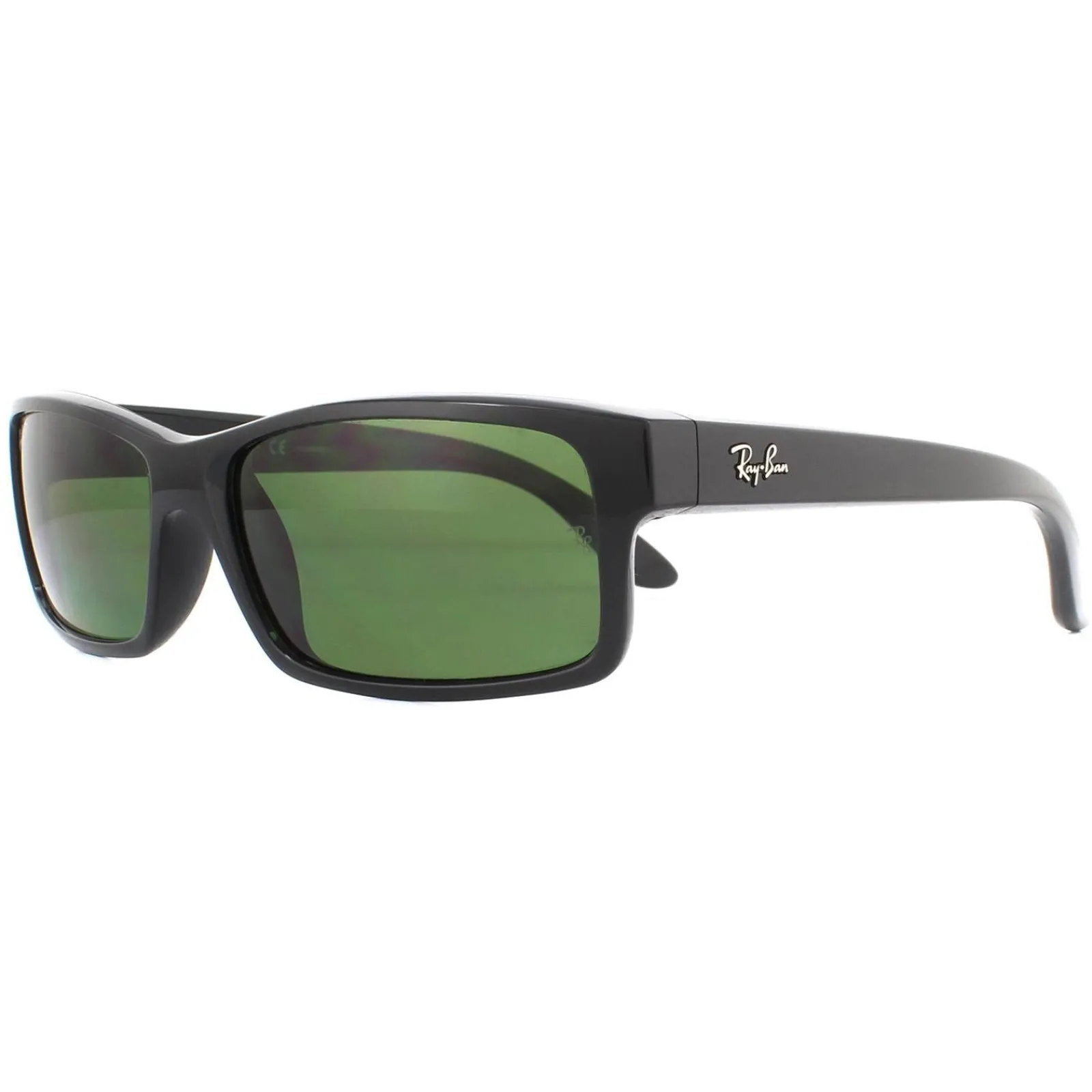 Ray-Ban Polarised^Sunglasses RB4151 601/2P Black Green Polarized