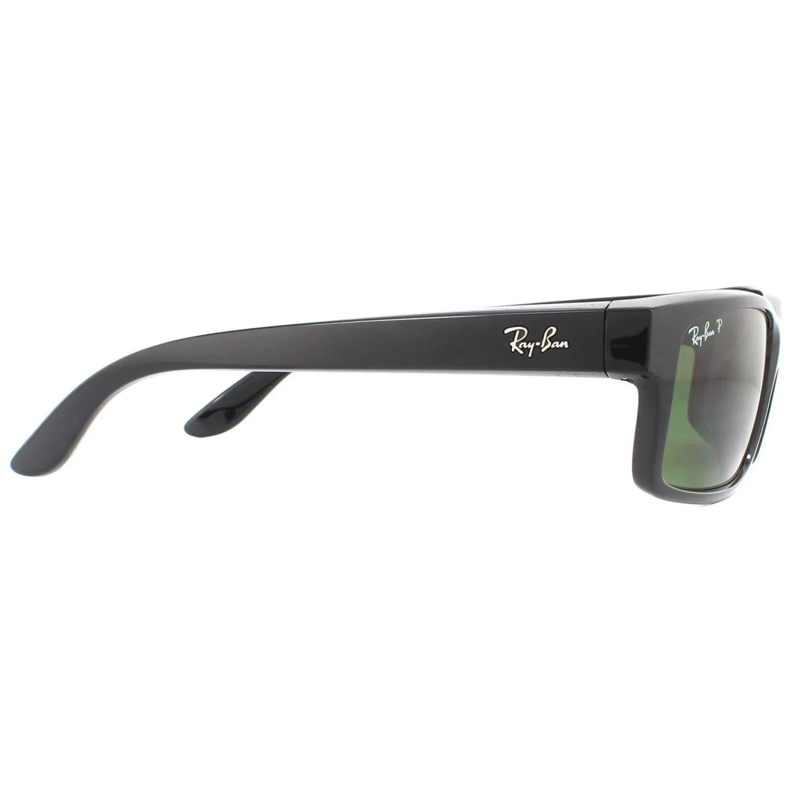 Ray-Ban Polarised^Sunglasses RB4151 601/2P Black Green Polarized
