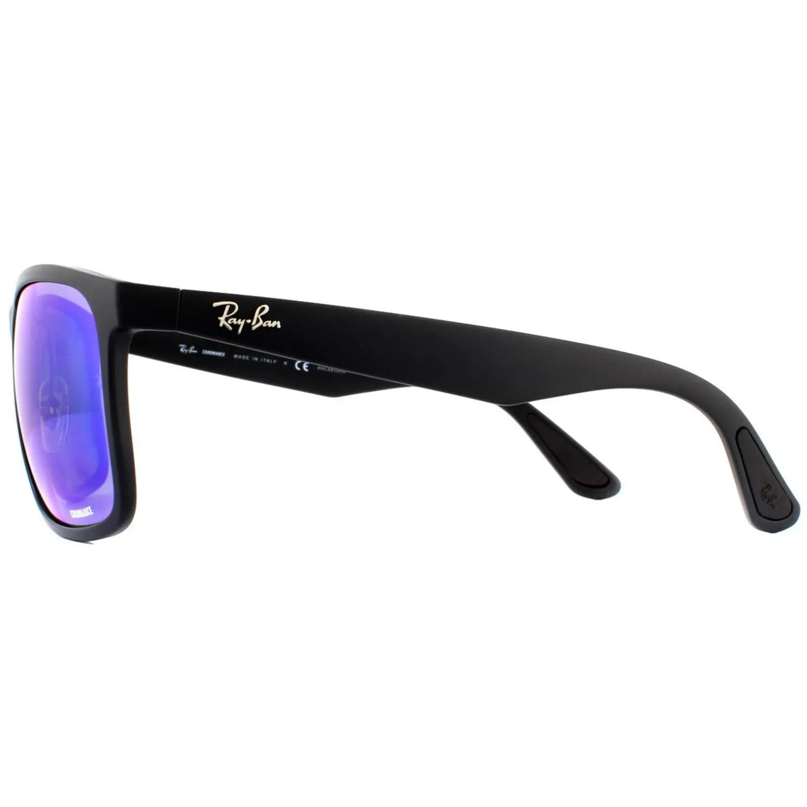 Ray-Ban Polarised|Ray-Ban^Sunglasses RB4264 601SA1 Matte Black Blue Flash Polarized Chro