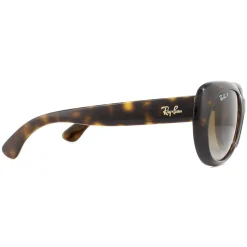 Ray-Ban Polarised^Sunglasses RB4325 710/T5 Light Havana Light Grey Brown Gradien