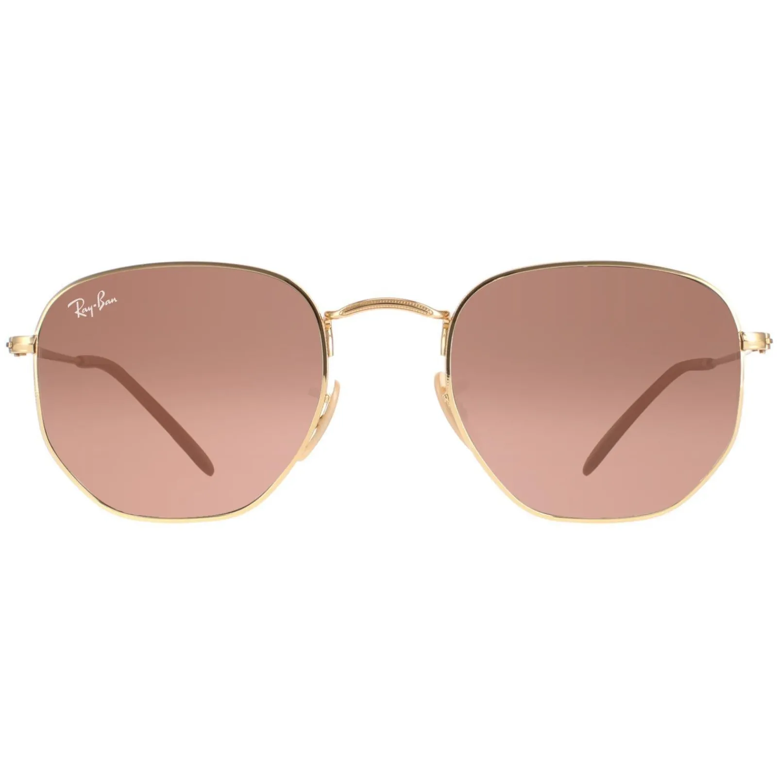 Ray-Ban Square|Ray-Ban^Sunglasses RB3548N Hexagonal 912443 Arista Gold Brown Gradient
