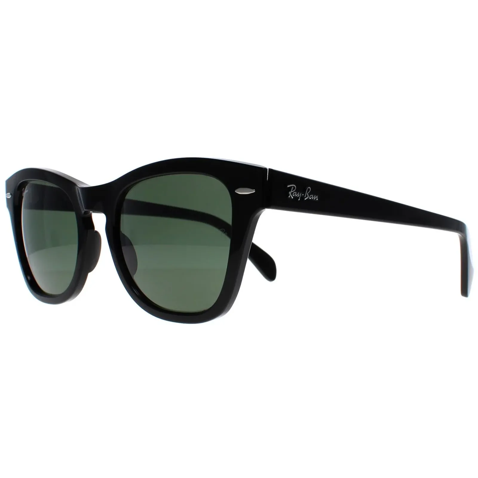 Ray-Ban Ray-Ban|Rectangle^Sunglasses RB0707S 901/31 Black Green