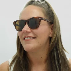 Ray-Ban Ray-Ban|Rectangle^Sunglasses RB0707S 954/33 Striped Havana Brown