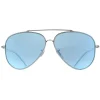Ray-Ban Ray-Ban|Aviator^Sunglasses RB0101S Aviator Reverse 003/GA Silver Blue Mirror