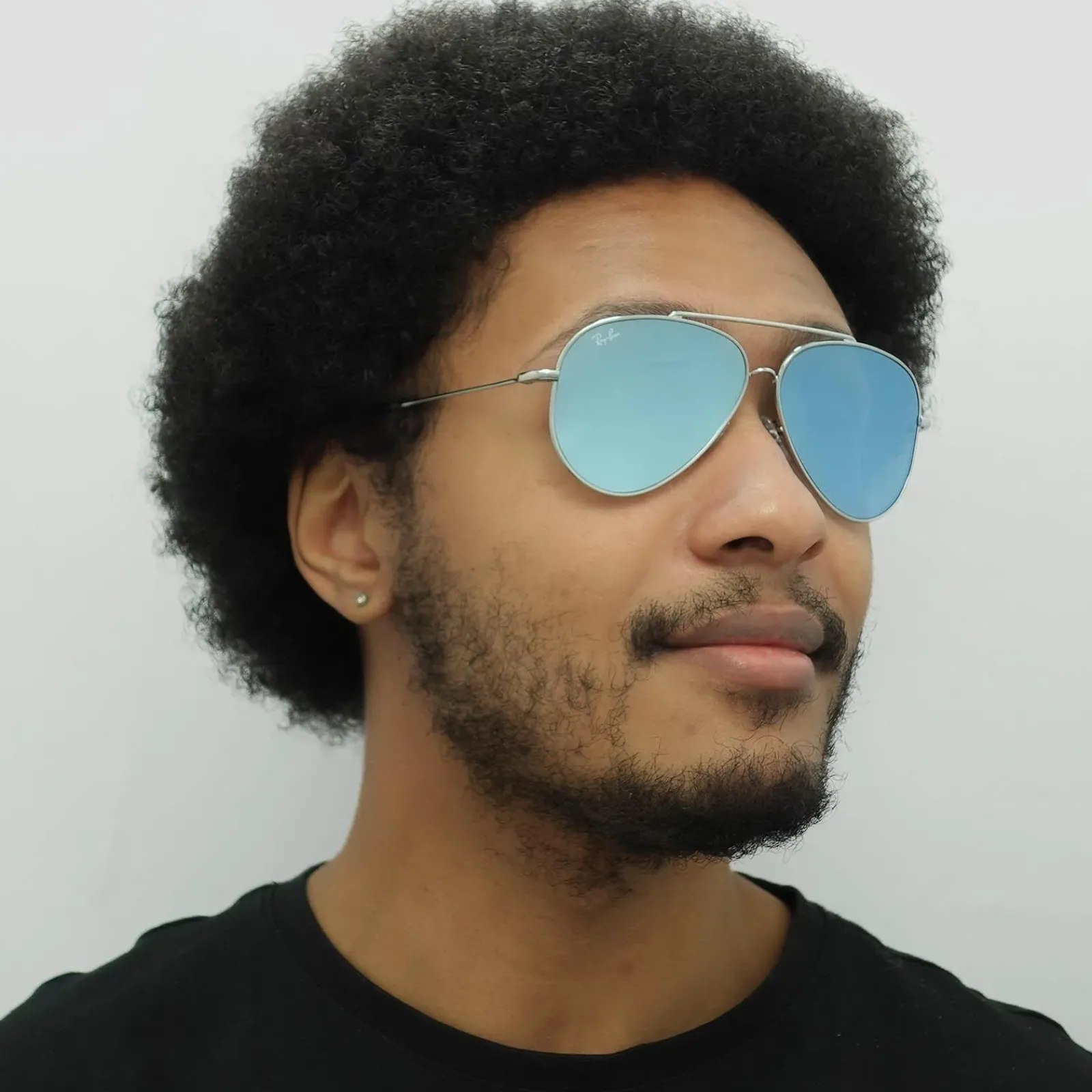 Ray-Ban Ray-Ban|Aviator^Sunglasses RB0101S Aviator Reverse 003/GA Silver Blue Mirror