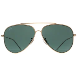 Ray-Ban Ray-Ban|Aviator^Sunglasses RB0101S Aviator Reverse 001/VR Gold Green