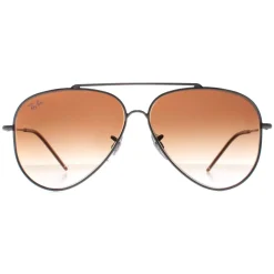 Ray-Ban Ray-Ban|Aviator^Sunglasses RB0101S Aviator Reverse 004/CB Gunmetal Brown Gradi