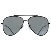 Ray-Ban Ray-Ban|Aviator^Sunglasses RB0101S Aviator Reverse 002/GS Black Silver Mirror