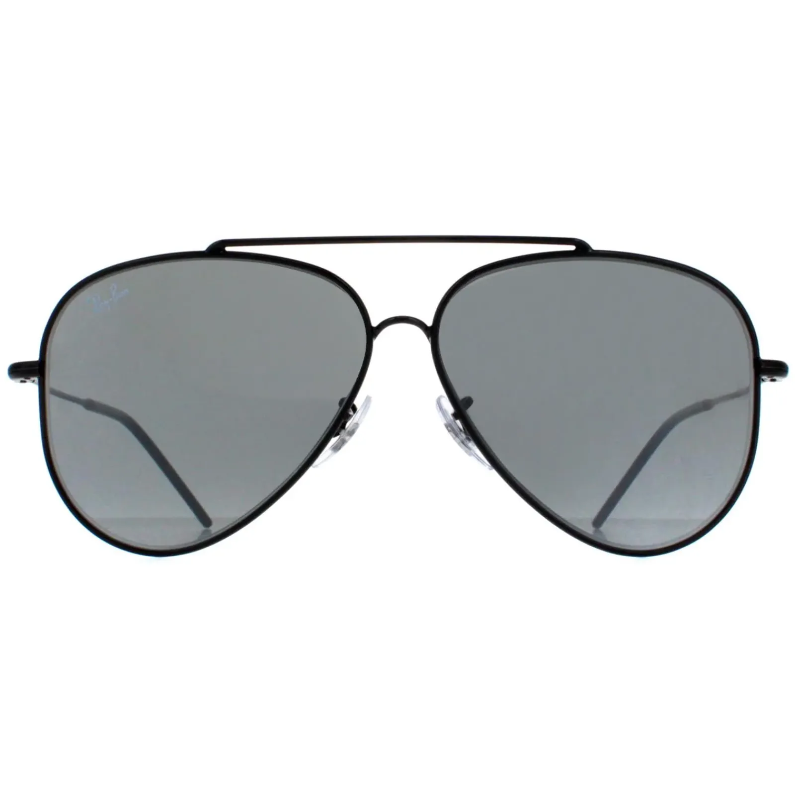 Ray-Ban Ray-Ban|Aviator^Sunglasses RB0101S Aviator Reverse 002/GS Black Silver Mirror