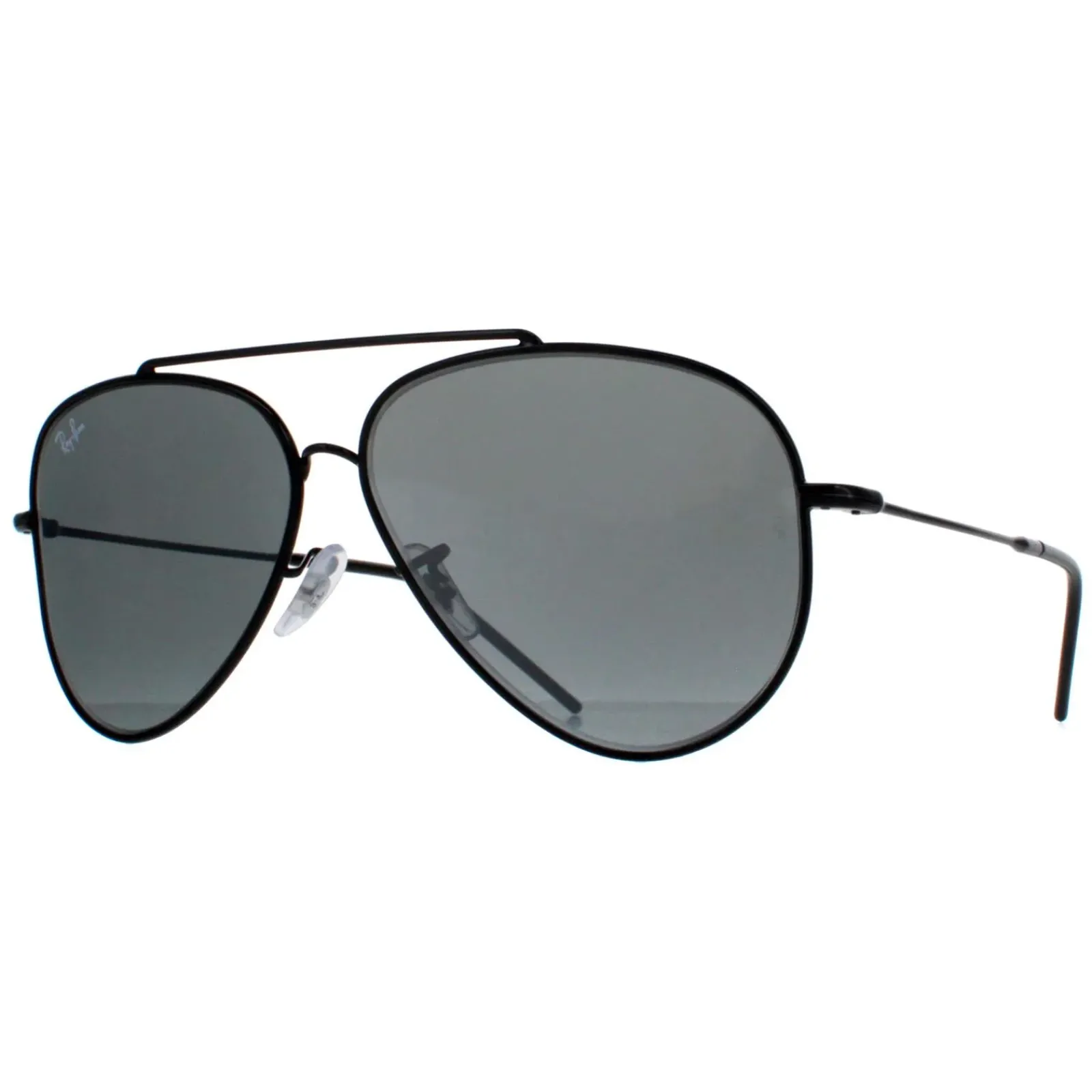 Ray-Ban Ray-Ban|Aviator^Sunglasses RB0101S Aviator Reverse 002/GS Black Silver Mirror