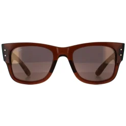Ray-Ban Square|Ray-Ban^Sunglasses RB0840S Mega Wayfarer 663693 Transparent Brown and