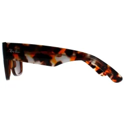 Ray-Ban Square|Ray-Ban^Sunglasses RB0840S Mega Wayfarer 663693 Transparent Brown and