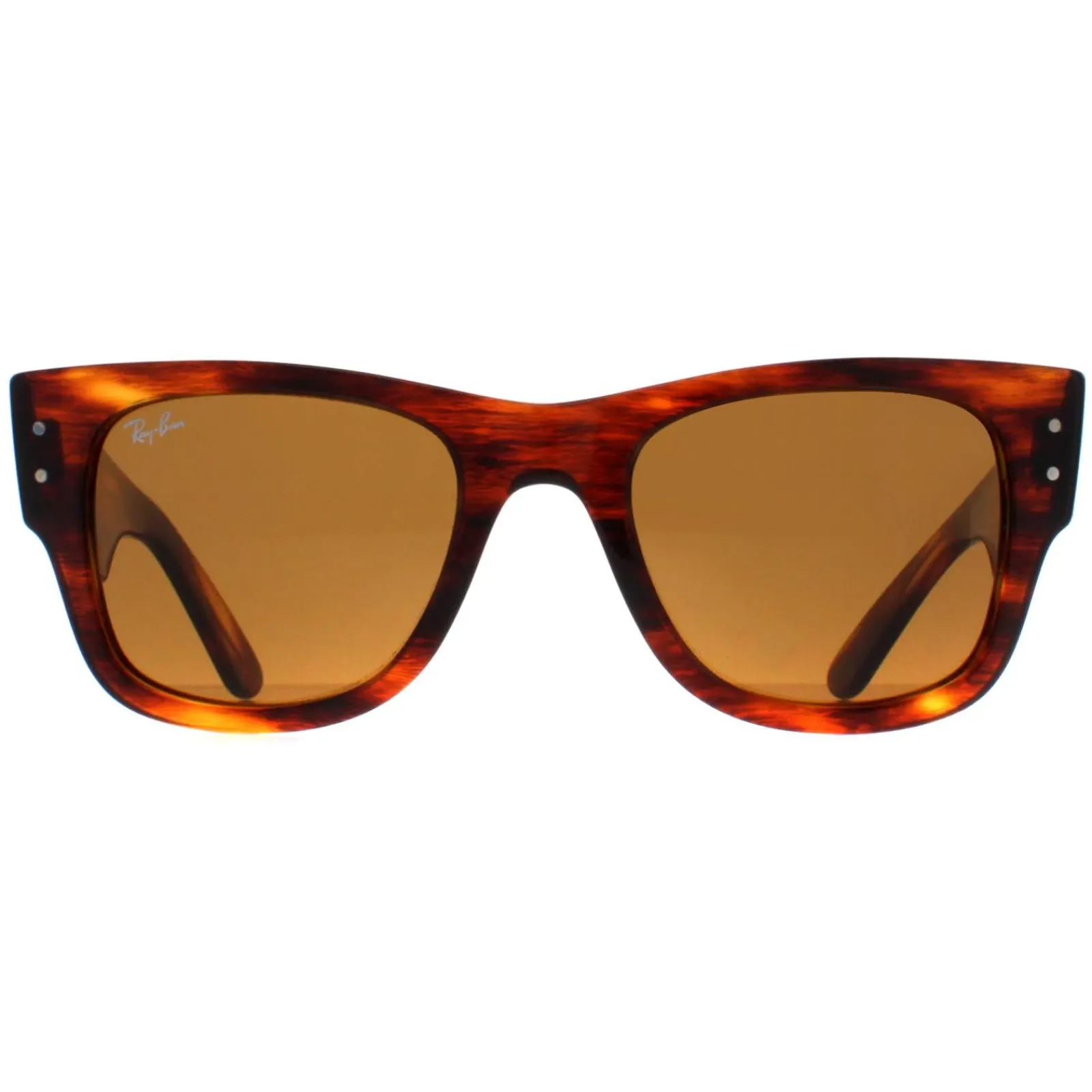 Ray-Ban Square|Ray-Ban^Sunglasses RB0840S Mega Wayfarer 954/33 Polished Striped Havan