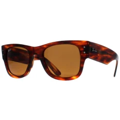 Ray-Ban Square|Ray-Ban^Sunglasses RB0840S Mega Wayfarer 954/33 Polished Striped Havan