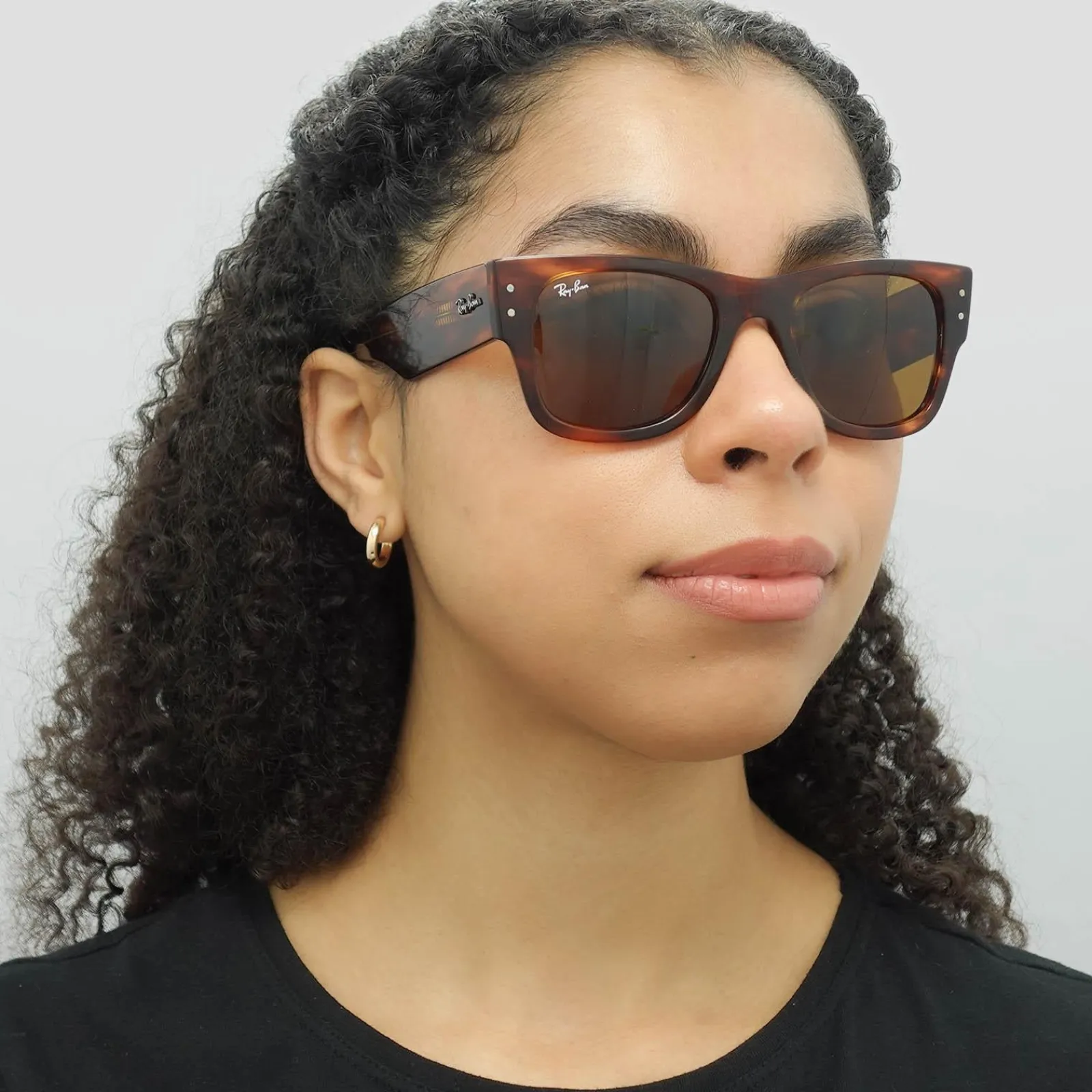 Ray-Ban Square|Ray-Ban^Sunglasses RB0840S Mega Wayfarer 954/33 Polished Striped Havan