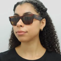 Ray-Ban Square|Ray-Ban^Sunglasses RB0840S Mega Wayfarer 954/33 Polished Striped Havan