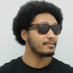 Ray-Ban Square|Ray-Ban^Sunglasses RB0840S Mega Wayfarer 954/33 Polished Striped Havan