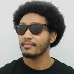 Ray-Ban Square|Ray-Ban^Sunglasses RB0840S Mega Wayfarer 954/33 Polished Striped Havan