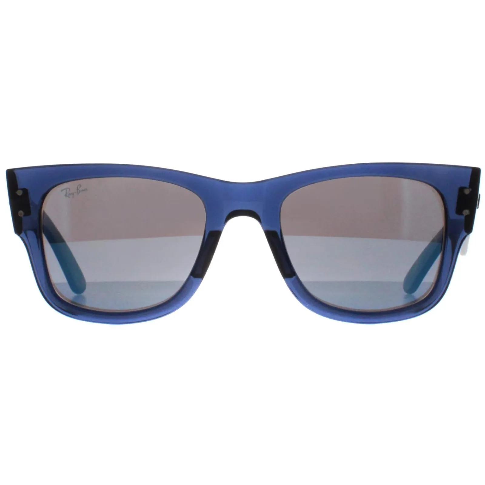 Ray-Ban Square|Ray-Ban^Sunglasses RB0840S Mega Wayfarer 663804 Polished Transparent D