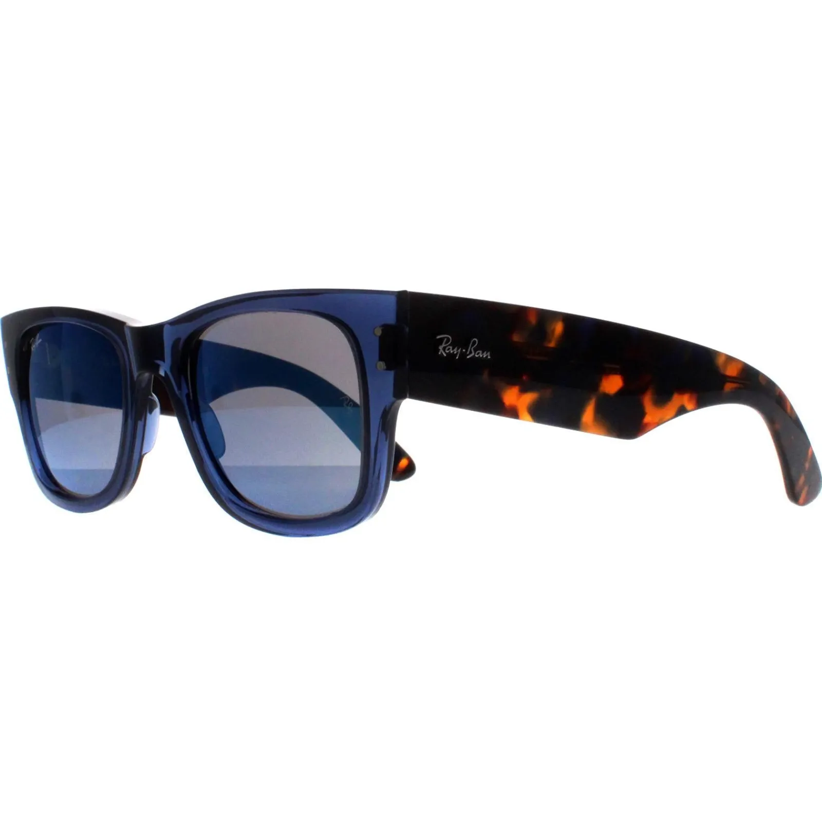 Ray-Ban Square|Ray-Ban^Sunglasses RB0840S Mega Wayfarer 663804 Polished Transparent D