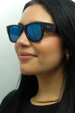 Ray-Ban Square|Ray-Ban^Sunglasses RB0840S Mega Wayfarer 663804 Polished Transparent D