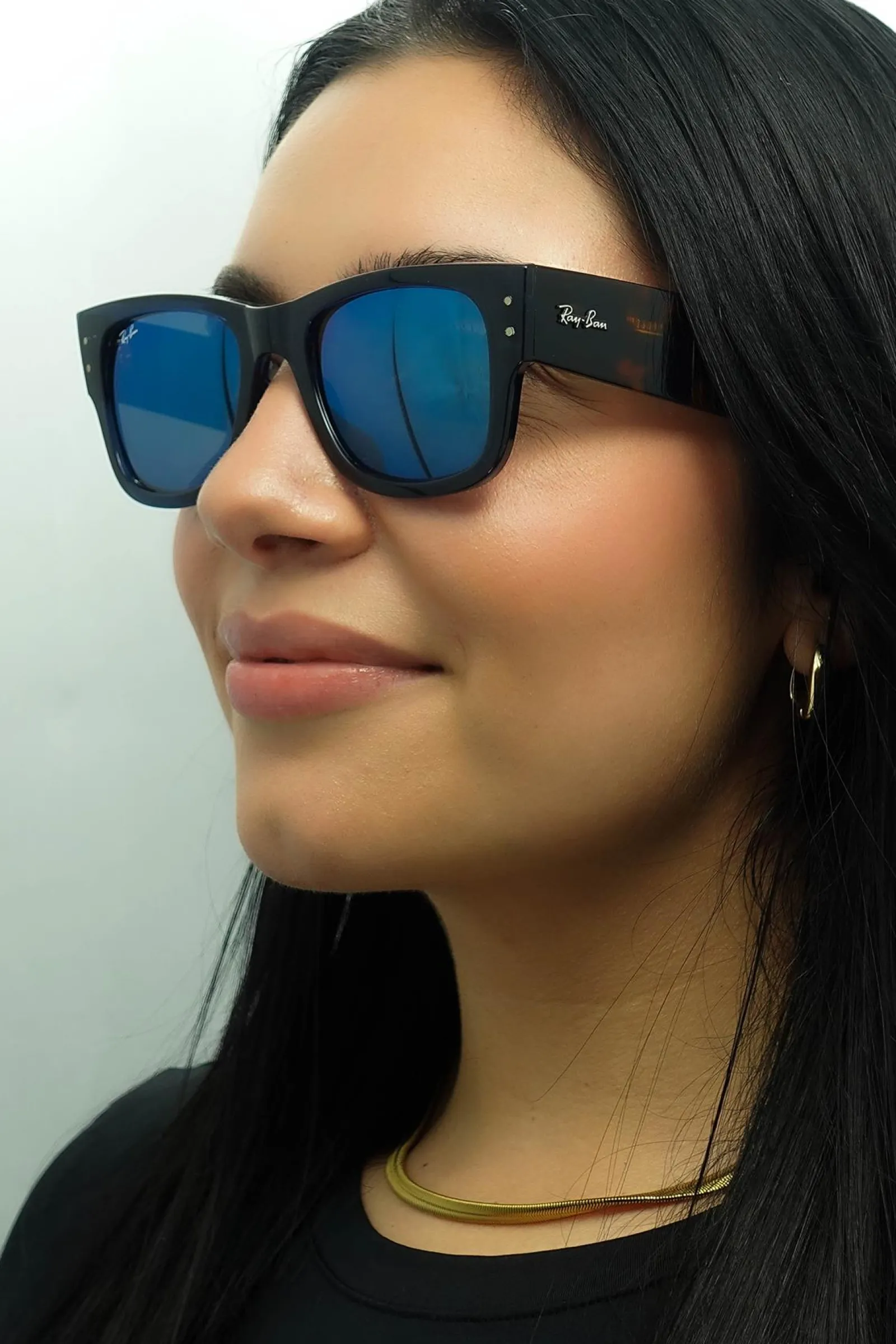 Ray-Ban Square|Ray-Ban^Sunglasses RB0840S Mega Wayfarer 663804 Polished Transparent D