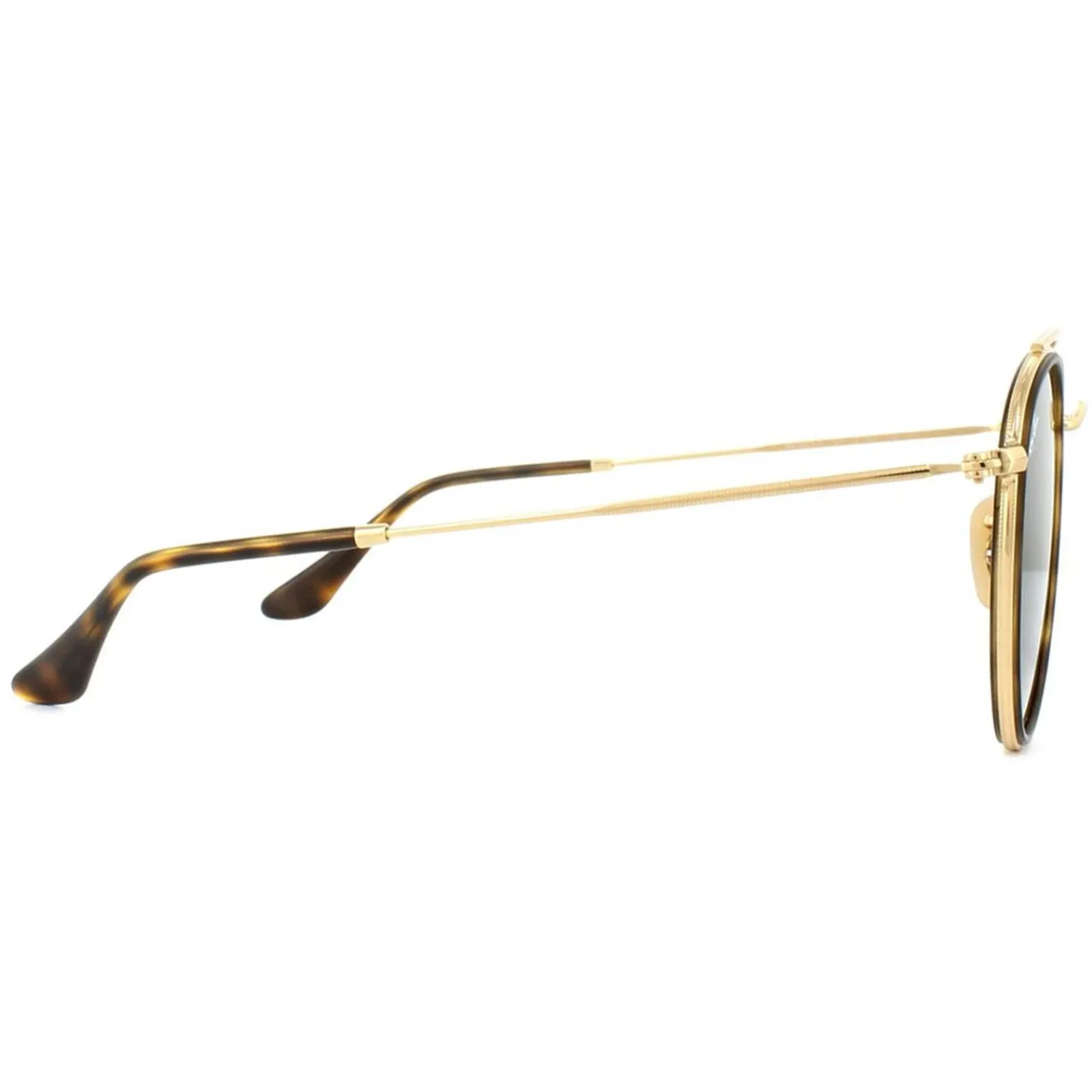 Ray-Ban Ray-Ban|Ray-Ban^Sunglasses Round Double Bridge 3647N 001 Gold Green