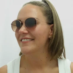 Ray-Ban Ray-Ban|Ray-Ban^Sunglasses Round Double Bridge 3647N 9069A5 Pink Pink Gradient