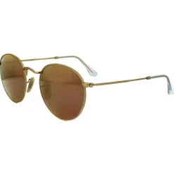 Ray-Ban Ray-Ban|Ray-Ban^Sunglasses Round Metal 3447 112/Z2 Gold Copper Flash Mirror