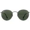 Ray-Ban Ray-Ban|Ray-Ban^Sunglasses Round Metal 3447 029 Gunmetal Green 50
