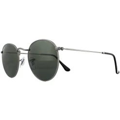 Ray-Ban Ray-Ban|Ray-Ban^Sunglasses Round Metal 3447 029 Gunmetal Green 50