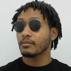 Ray-Ban Ray-Ban|Ray-Ban^Sunglasses Round Metal 3447 029 Gunmetal Green 50