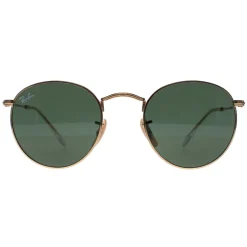 Ray-Ban Ray-Ban|Ray-Ban^Sunglasses Round Metal 3447 001 Gold Green 47mm