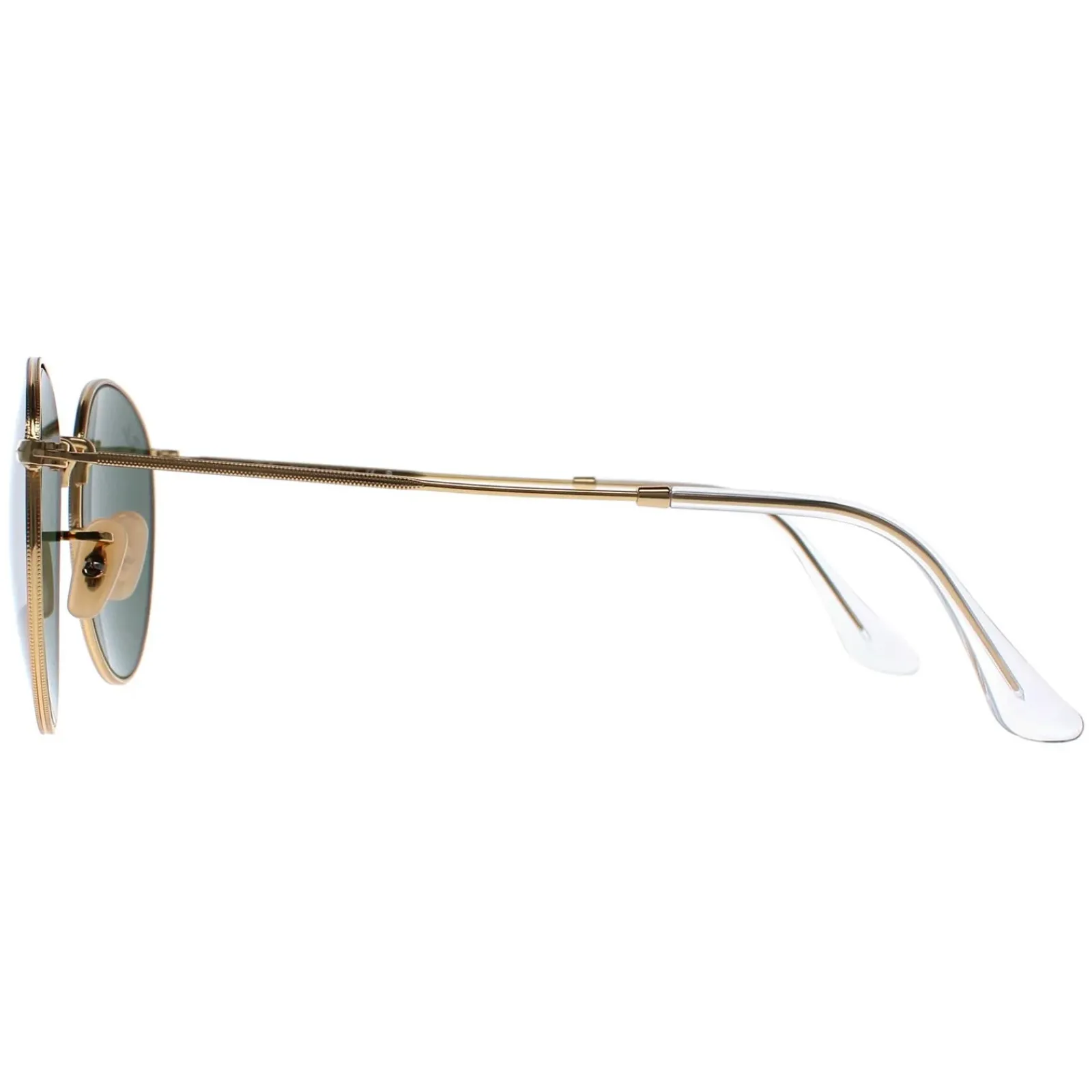 Ray-Ban Ray-Ban|Ray-Ban^Sunglasses Round Metal 3447 001 Gold Green 50mm