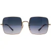 Ray-Ban Square|Ray-Ban^Sunglasses Square RB1971 914778 Polished Gold Blue Grey Gradie